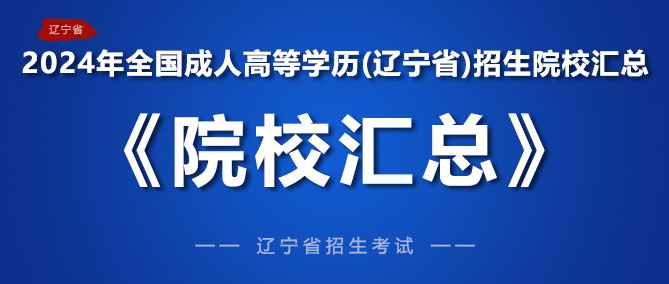 2024年全国成人高等学历招生院校汇总